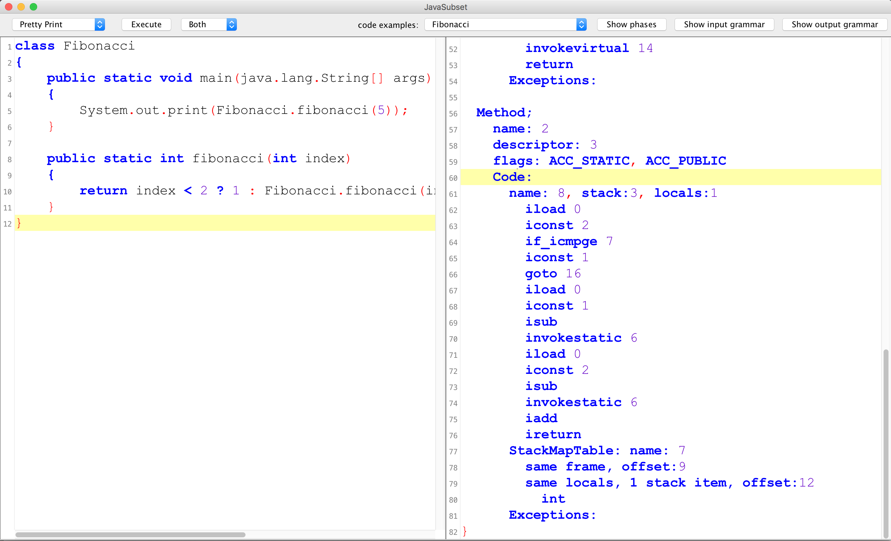 Language playground